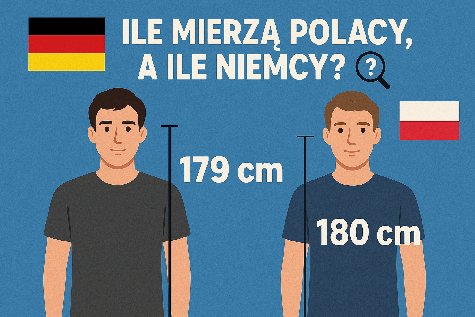 Fun Fact 🔍 Ile mierzą Polacy, a ile Niemcy?